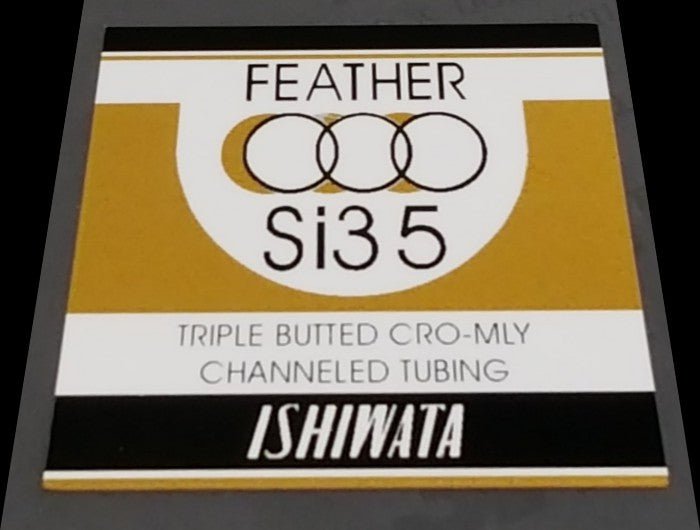 Ishiwta Feather frame decals - H Lloyd Cycles