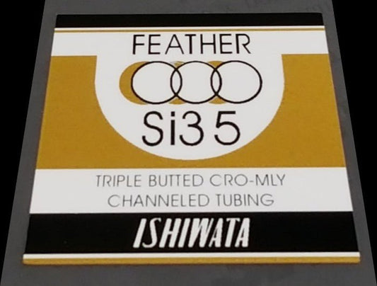 Ishiwta Feather frame decals - H Lloyd Cycles