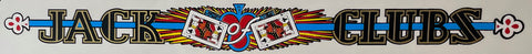 Triumph Jack of Clubs Downtube decal