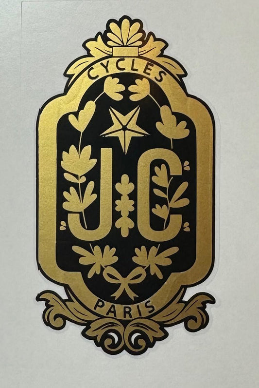 JC Cycles head badge decal - H Lloyd Cycles