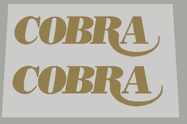 Kobe Cobra Top tube decals - H Lloyd Cycles