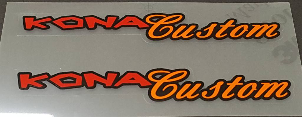 Kona Custom Decals - H Lloyd Cycles