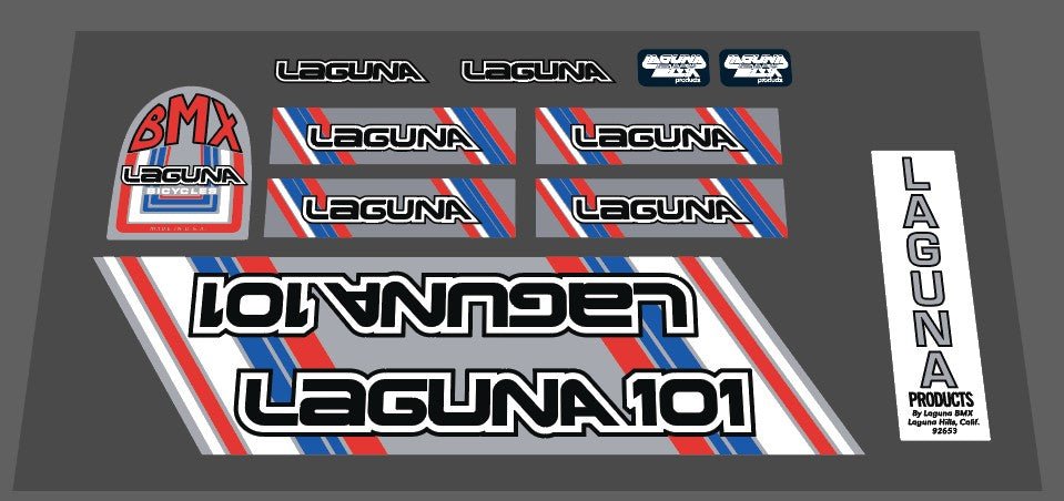 Laguna BMX Decal set - H Lloyd Cycles