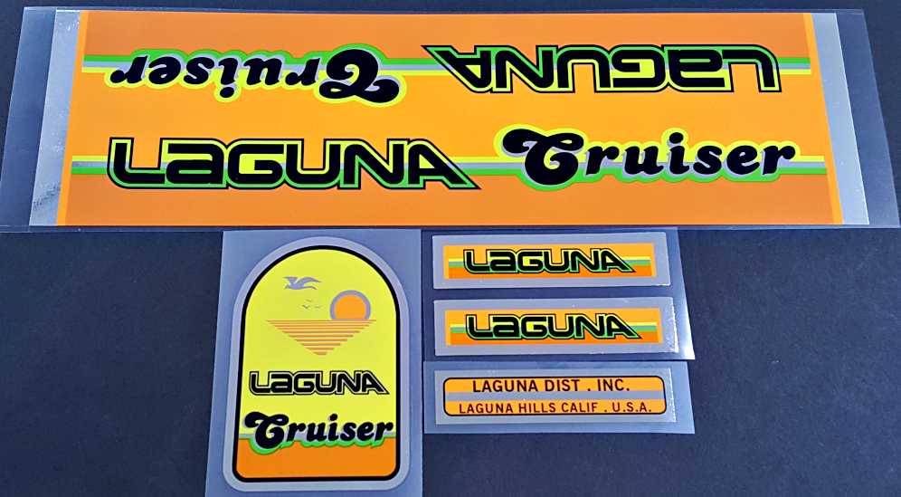 Laguna Cruiser Decal set - H Lloyd Cycles