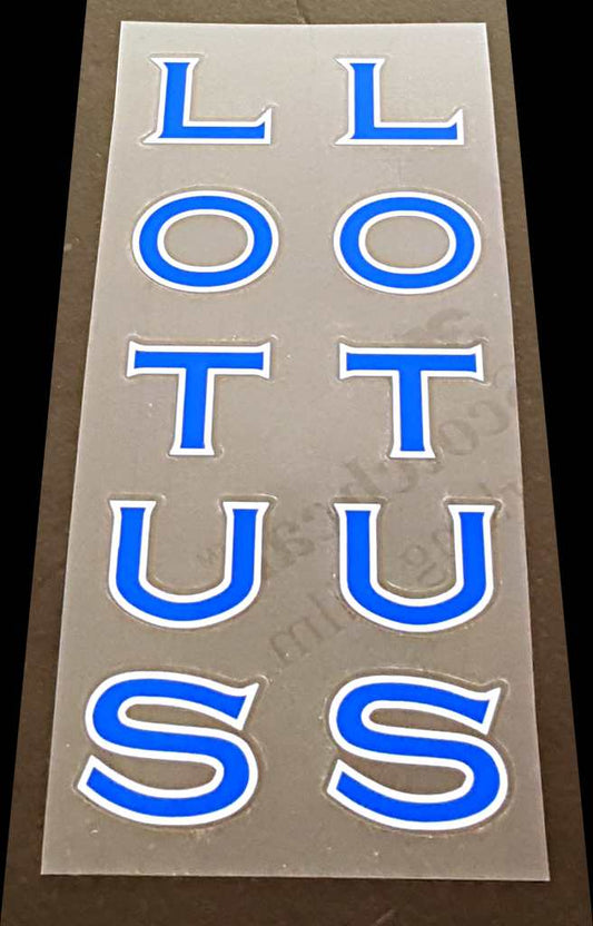 Lotus Seat Tube decals - H Lloyd Cycles