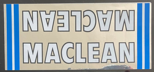 Maclean double downtube decal - H Lloyd Cycles