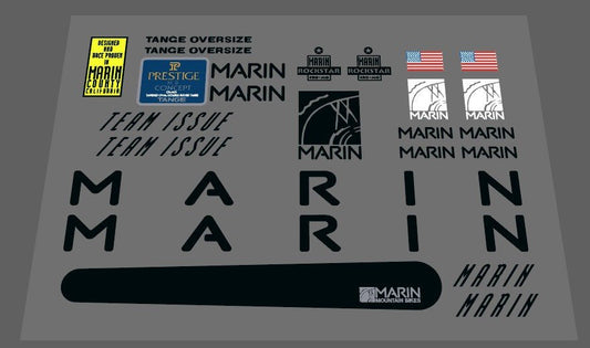Marin 1991 Team Issue decal set - H Lloyd Cycles