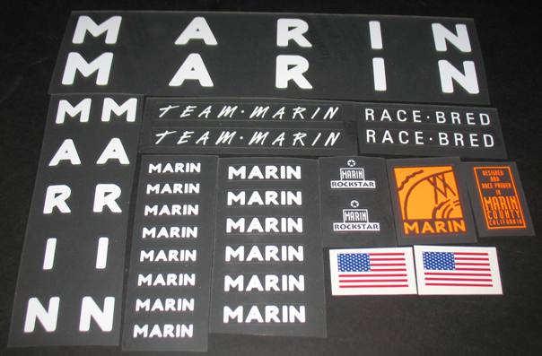Marin Team Marin Decal set - H Lloyd Cycles