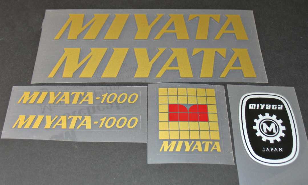 Miyata 1000 decal set - H Lloyd Cycles