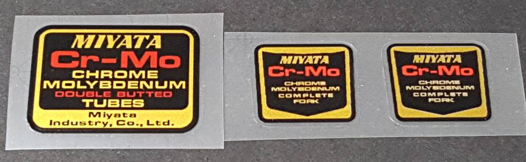 Miyata Cr - mo Decal - H Lloyd Cycles