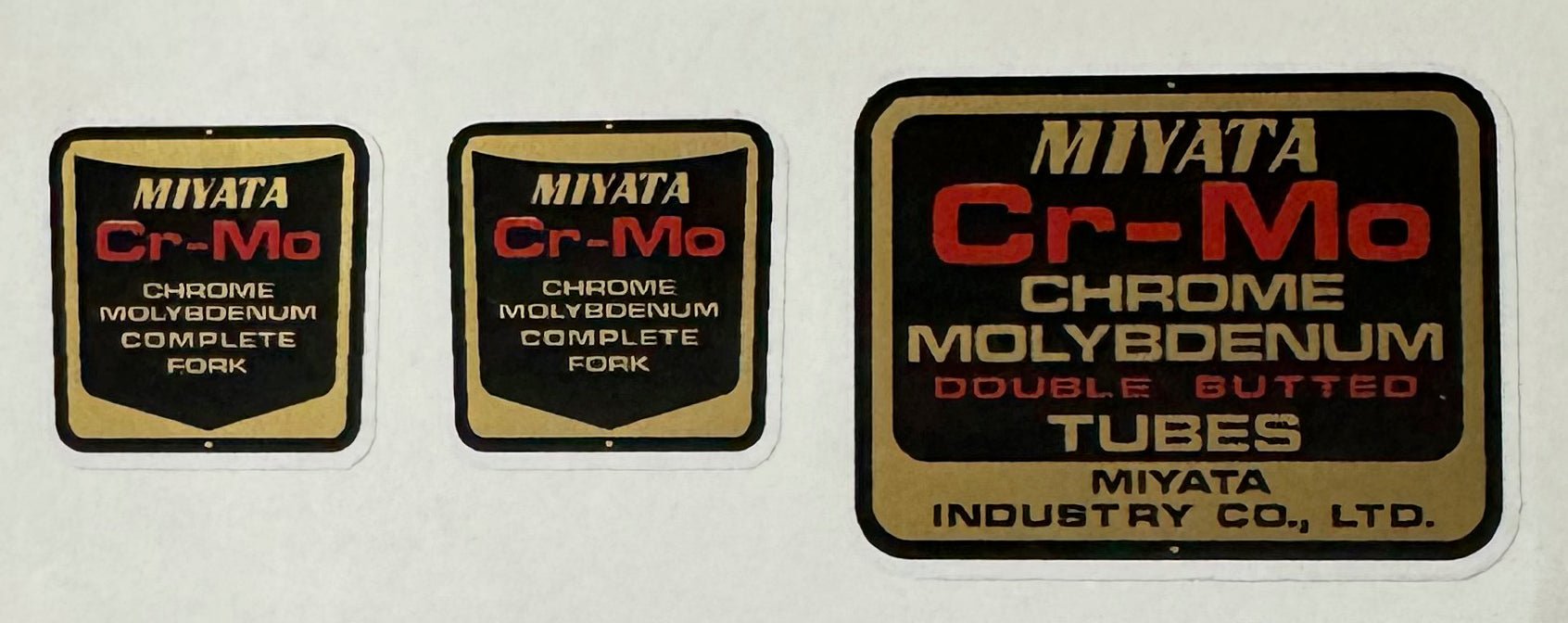 Miyata Cr - Mo tubes Frame and forks decals - H Lloyd Cycles