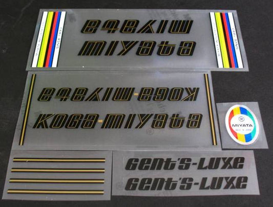 Miyata Gent Luxe decal set - H Lloyd Cycles