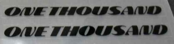 Miyata one thousand top tube decal - H Lloyd Cycles