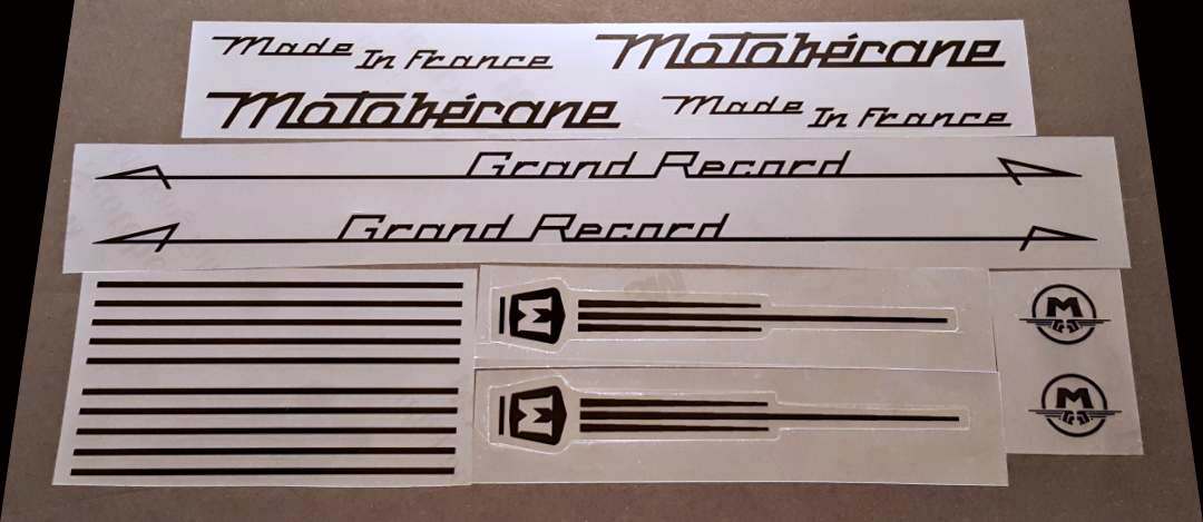 Motobecane Grand Record decal set 2 - H Lloyd Cycles