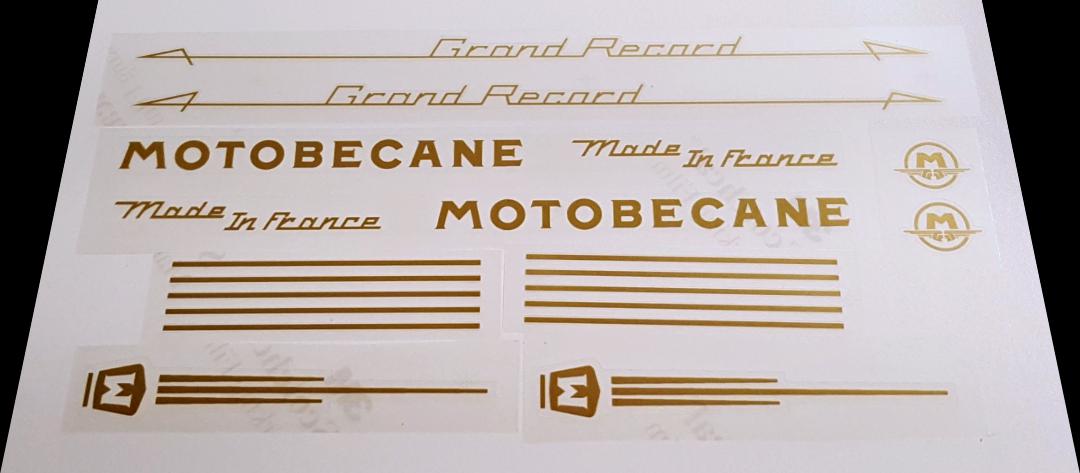 Motobecane Grand Record Decal set - H Lloyd Cycles