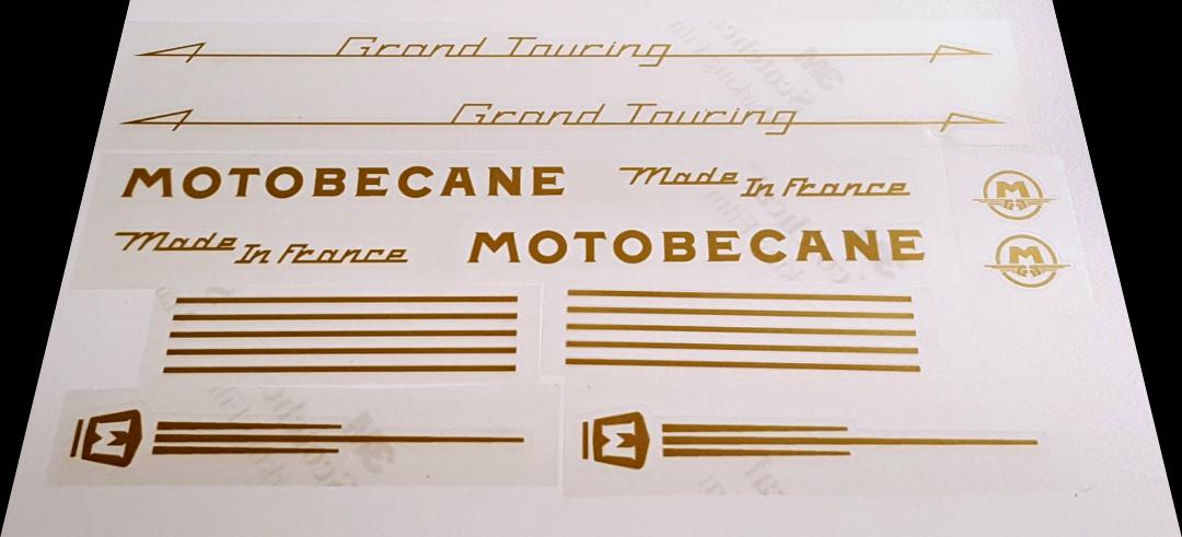 Motobecane Grand Touring Decal set - H Lloyd Cycles
