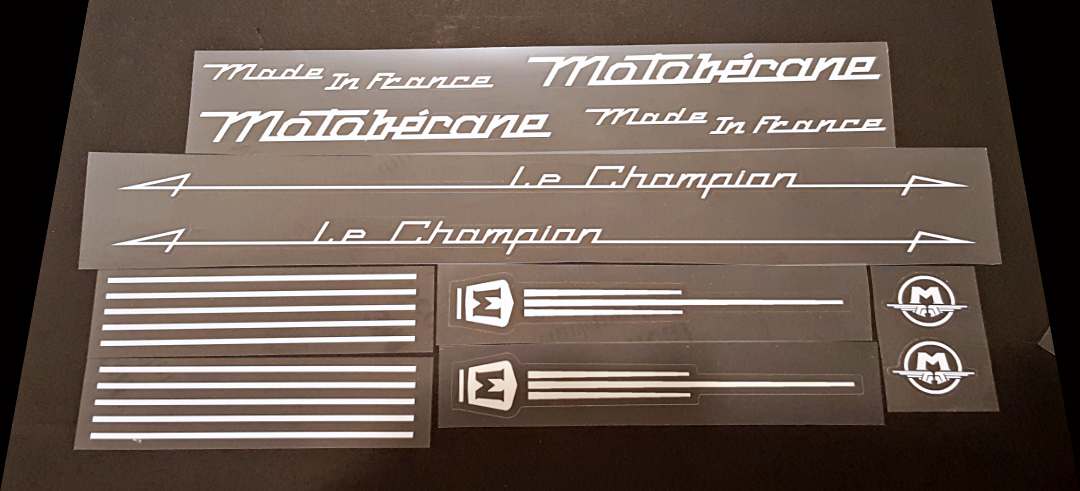 Motobecane Le champion decal set 2 - H Lloyd Cycles