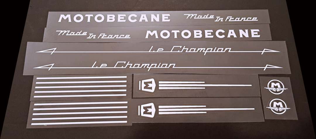 Motobecane Le Champion decal set - H Lloyd Cycles