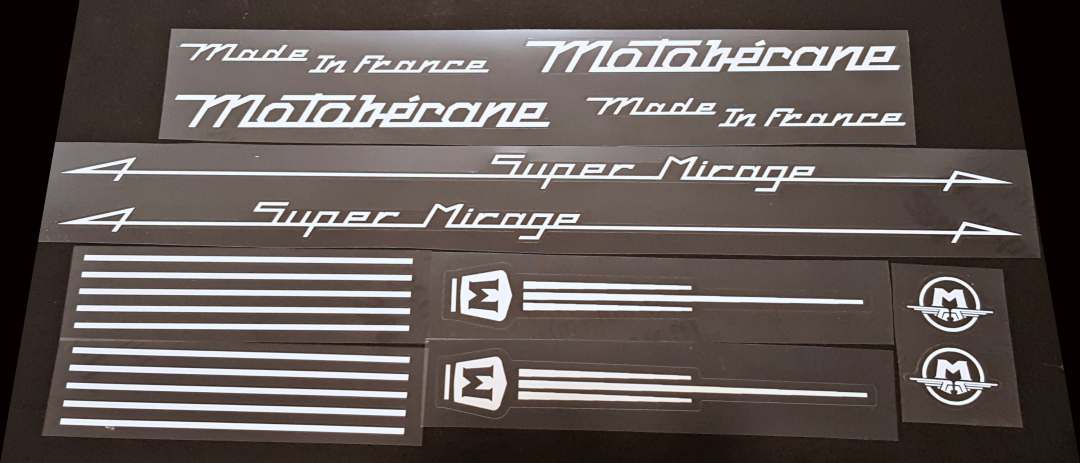 Motobecane Super Mirage Decal set - H Lloyd Cycles