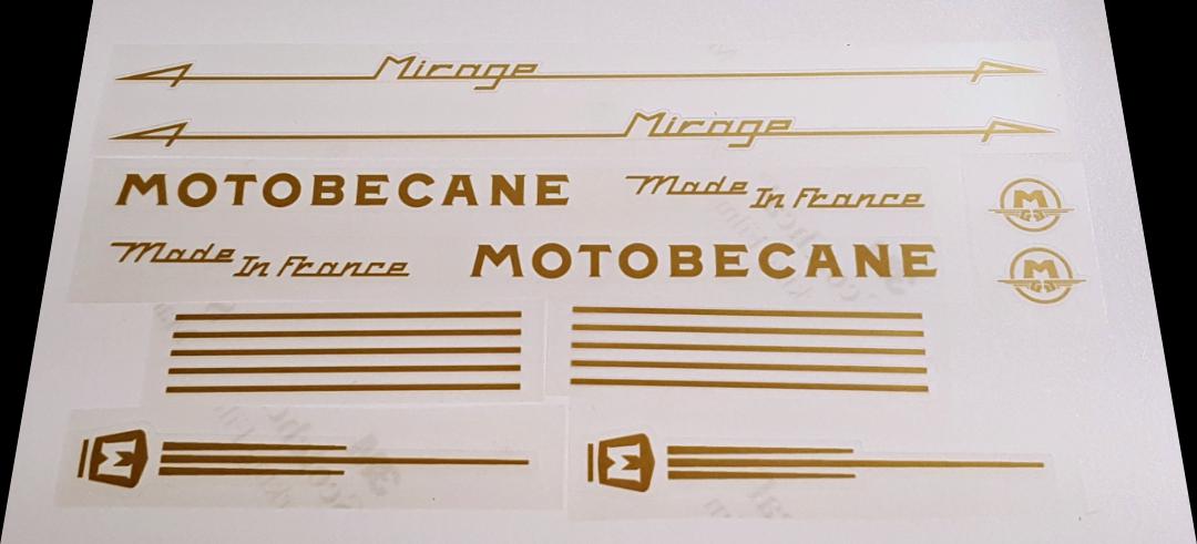 Motobercane Mirage Decal set - H Lloyd Cycles