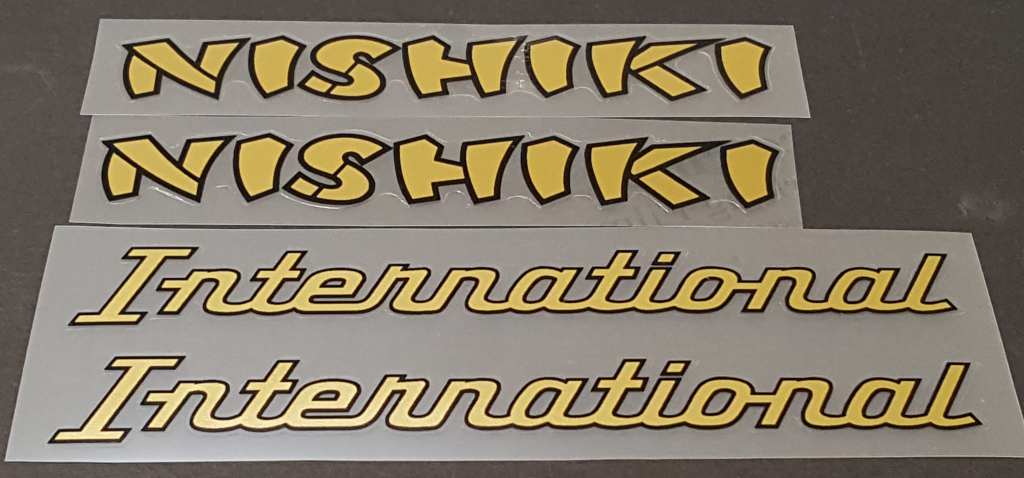 Nishiki Decal sets - H Lloyd Cycles