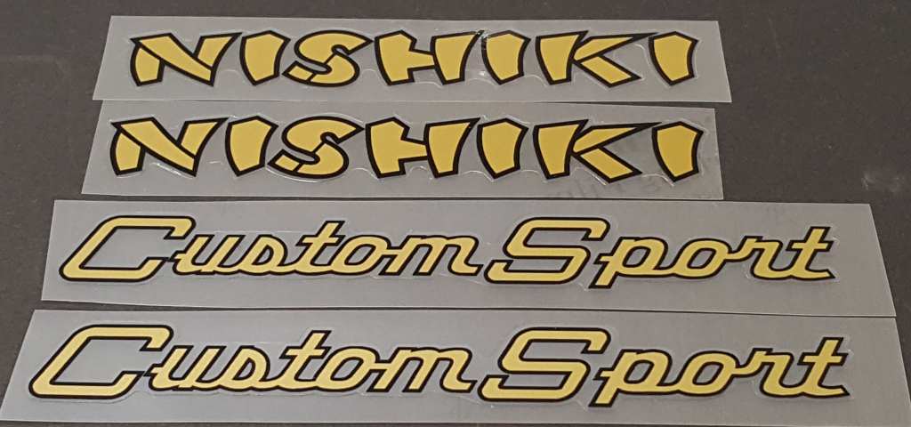 Nishiki Decal sets - H Lloyd Cycles