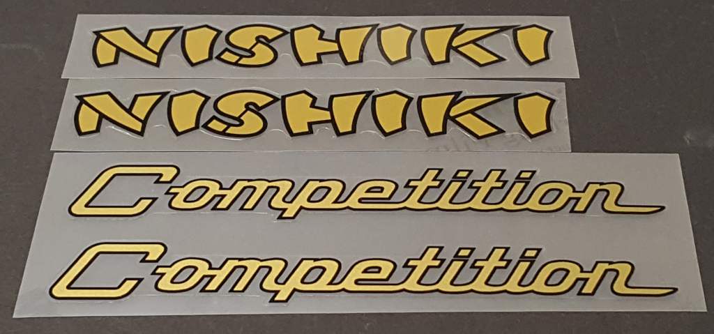 Nishiki Decal sets - H Lloyd Cycles
