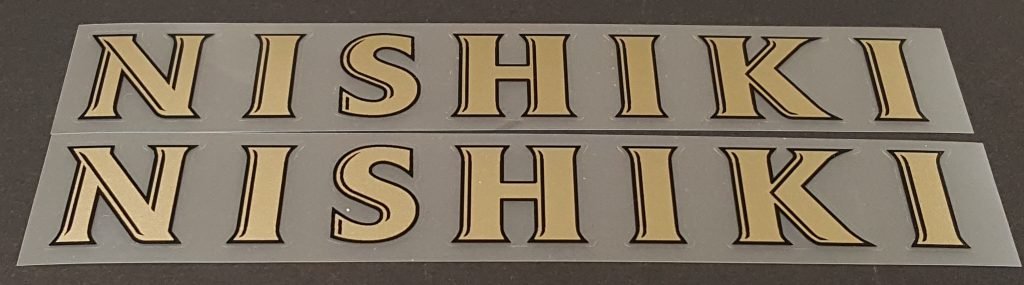 Nishiki downtube decals - H Lloyd Cycles