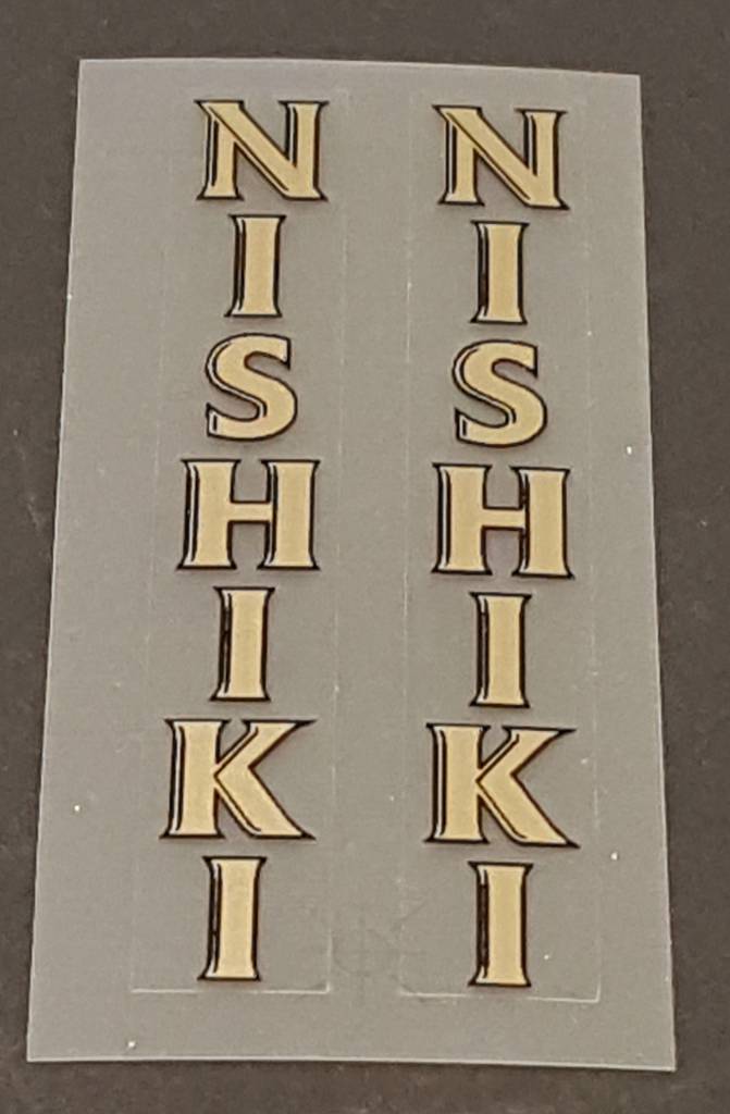 Nishiki seat tube decals - H Lloyd Cycles
