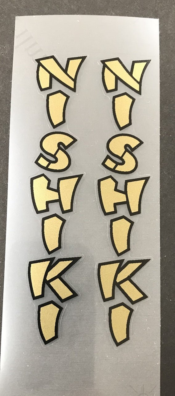 Nishiki seat tube decals - H Lloyd Cycles