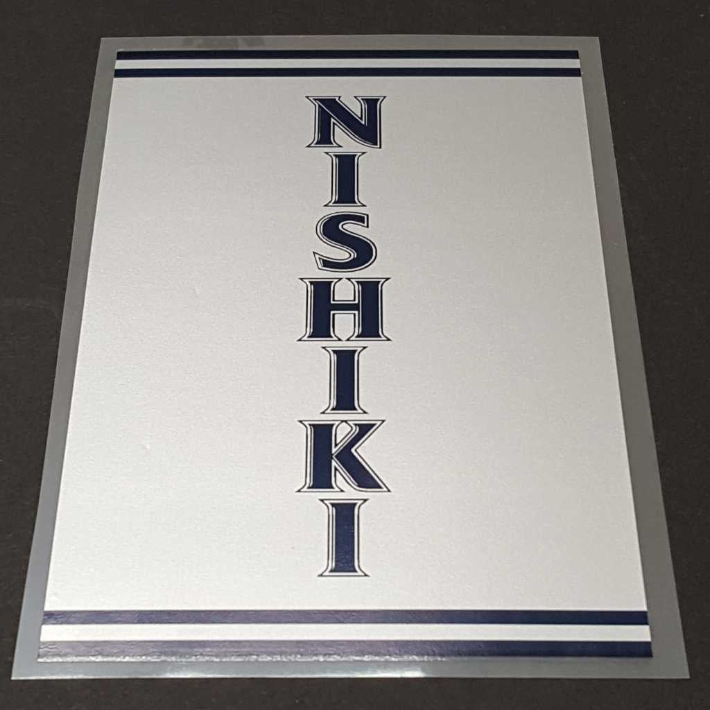 Nishiki seat tube decals - H Lloyd Cycles