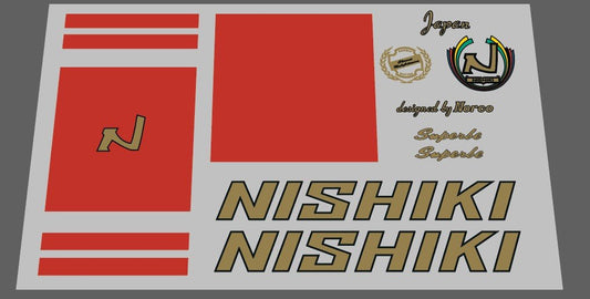 Nishiki Superbe Decal set - H Lloyd Cycles