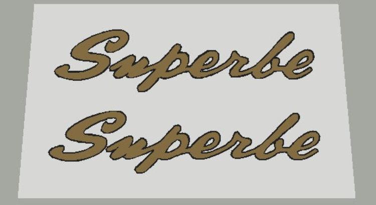 Nishiki Superbe Top tube decal - H Lloyd Cycles