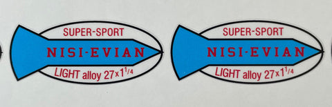 Nis Evian Rim decals