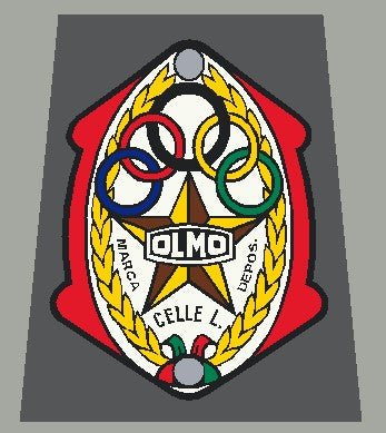 Olmo vintage headbadge - H Lloyd Cycles