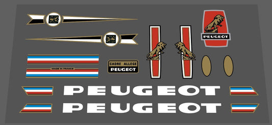 Peugeot French Mixtie Decal set - H Lloyd Cycles
