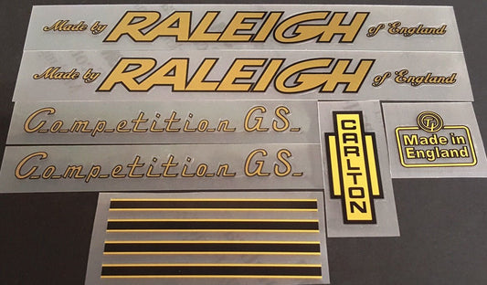 Raleigh Competition GS decal set - H Lloyd Cycles