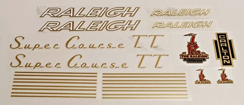 Raleigh Decal Sets - H Lloyd Cycles