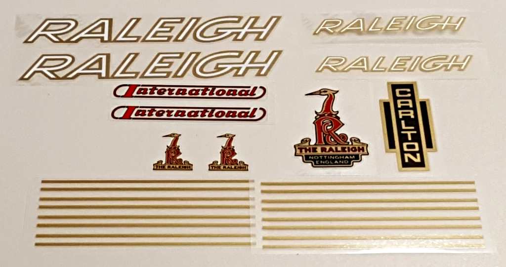 Raleigh Decal Sets - H Lloyd Cycles