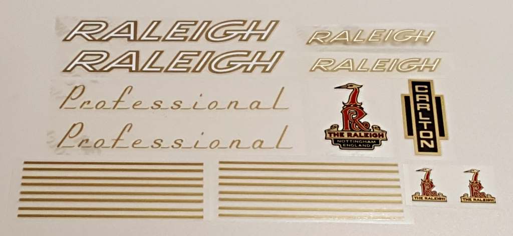 Raleigh Decal Sets - H Lloyd Cycles