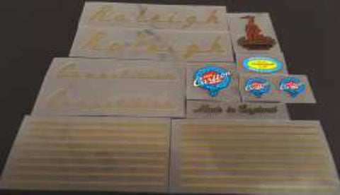 Raleigh Competition Decal set 2