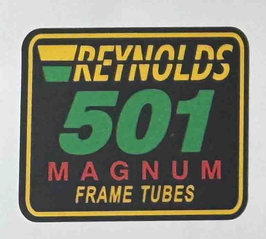 Reynolds 501 Magnum Frame Tubes decal - H Lloyd Cycles