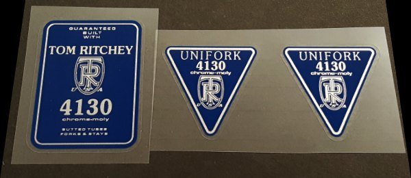 Ritchey 4130 blue decal set - H Lloyd Cycles