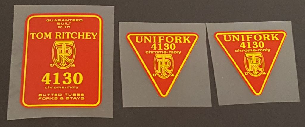 Ritchey 4130 decal set - H Lloyd Cycles