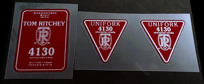 Ritchey 4130 red decal set - H Lloyd Cycles