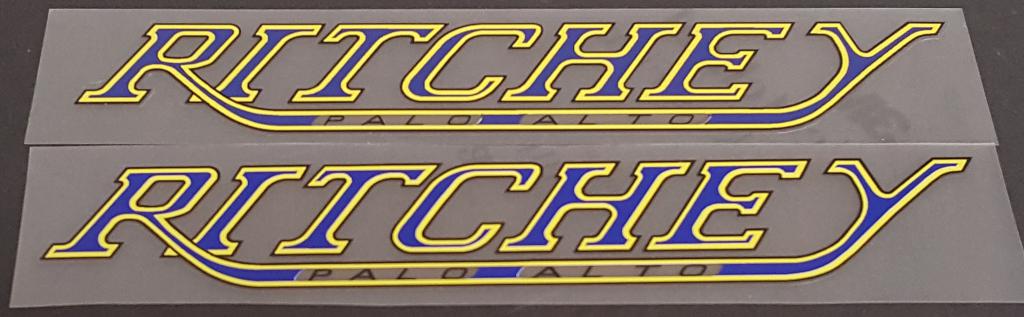 RITCHEY DOWNTUBE DECALS - H Lloyd Cycles