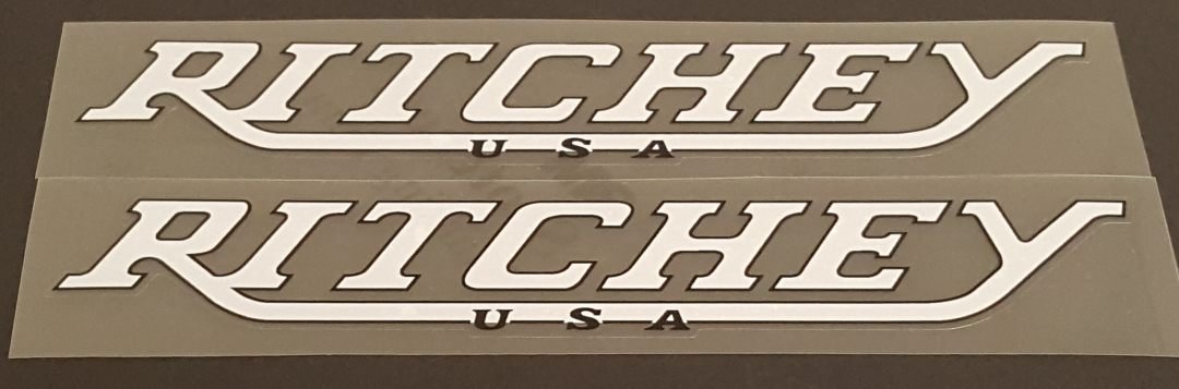 RITCHEY DOWNTUBE DECALS - H Lloyd Cycles