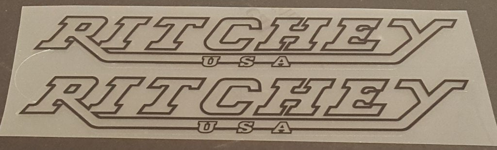RITCHEY DOWNTUBE DECALS - H Lloyd Cycles