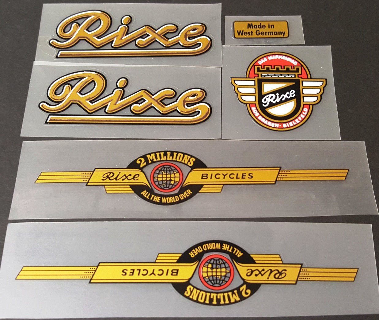 Rixe decal set - H Lloyd Cycles