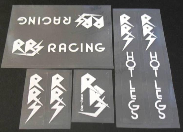 RRS Racing BMX Decal set - H Lloyd Cycles